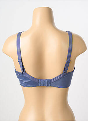 Sutien efect material satinat sutien cupe întregi cu decolteu înalt violet PRIMADONNA femeie
