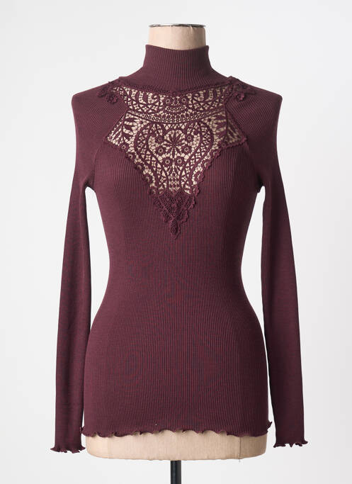 Top elasticitate mâneci lungi violet OSCALITO femme