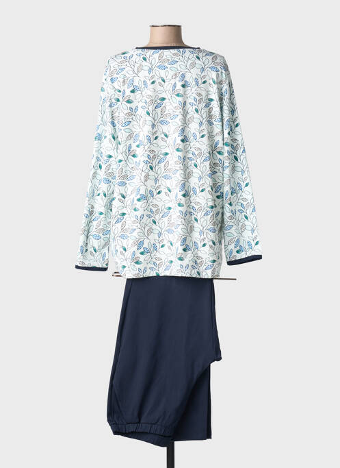 Pijama țesătură jerseu albastru PEIGNORA femme