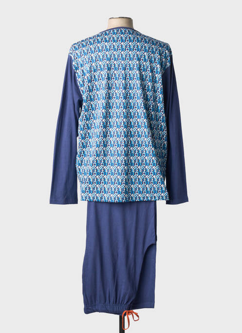 Pijama guler rotund albastru CHRISTIAN CANE homme