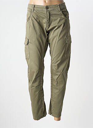Pantalon cargo buzunare mărime normală verde LE TEMPS DES CERISES femme