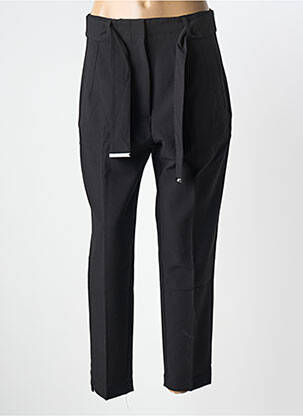 Pantalon slim țesătură poplin mărime normală negru SALSA femeie