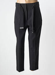 Pantalon slim țesătură poplin mărime normală negru SALSA femme