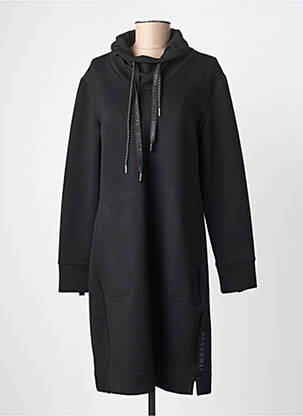 Rochie midi mâneci lungi mâneci lungi negru TIMEZONE femeie
