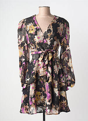 Rochie scurtă mâneci lungi mâneci lungi negru MOLLY BRACKEN femeie