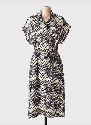 Rochie midi mâneci scurte mâneci scurte negru MOLLY BRACKEN femeie