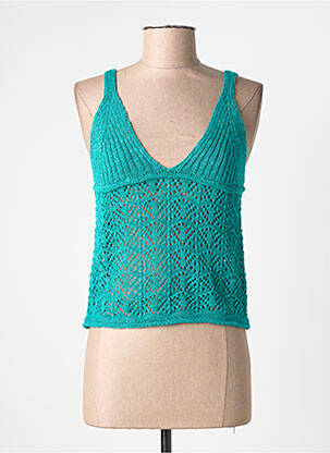 Top elasticitate bretele subțiri verde MOLLY BRACKEN femeie