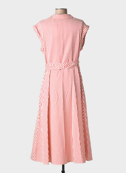 Rochie midi țesătură crep mâneci scurte roșu SALSA femme