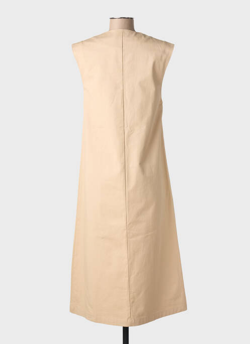 Rochie midi fără mâneci fără mâneci bej ADORE femme