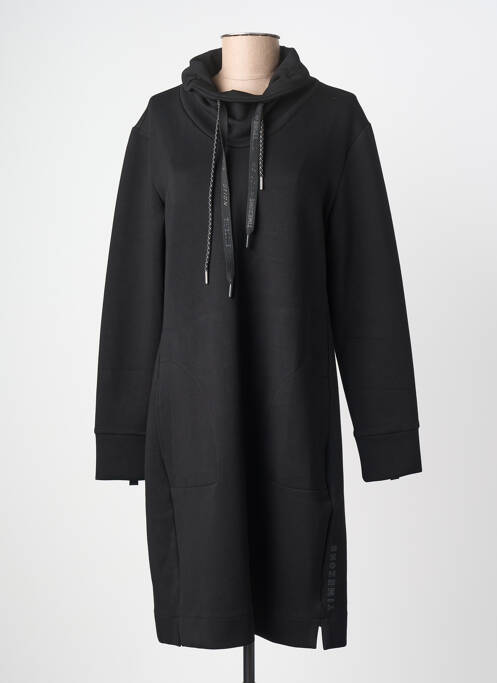 Rochie midi mâneci lungi mâneci lungi negru TIMEZONE femme
