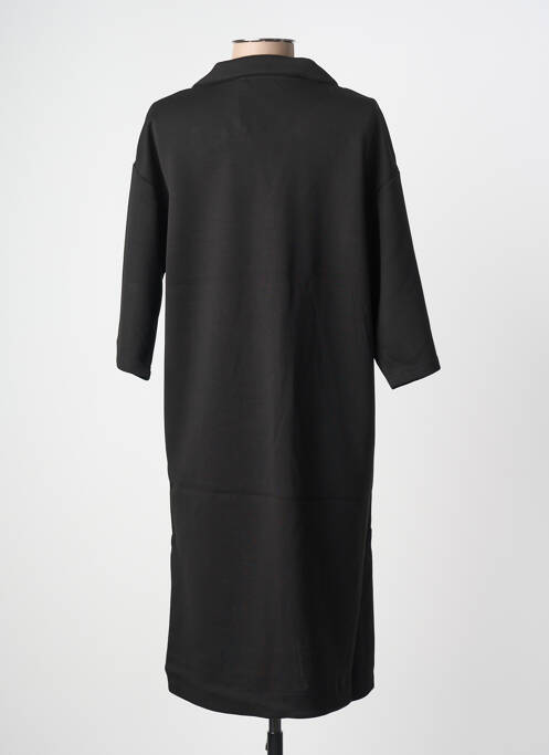 Rochie midi mâneci scurte mâneci scurte negru B.YOUNG femme