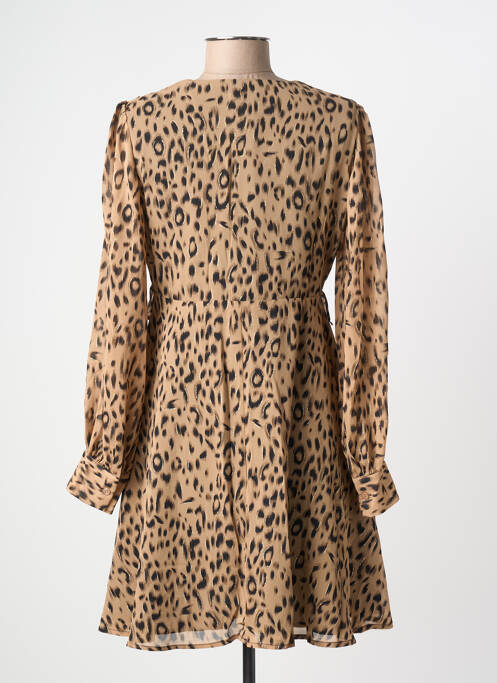 Rochie scurtă mâneci lungi mâneci lungi maro LILI SIDONIO femme