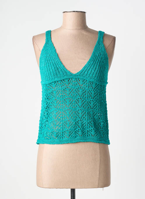 Top elasticitate bretele subțiri verde MOLLY BRACKEN femme