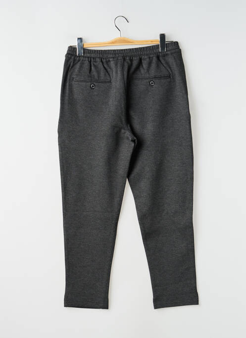 Pantalon drept țesătură melanj mărime normală gri TEDDY SMITH homme