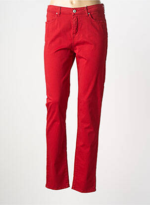 Blugi cu croială dreaptă elasticitate mărime normală roșu închis KANOPE femme