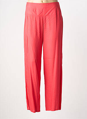 Pantalon drept țesătură poplin mărime normală roșu LA FIANCEE DU MEKONG femme