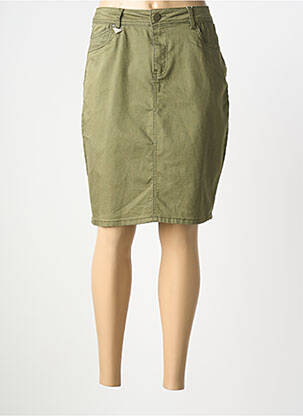 Fustă midi croială dreaptă verde S.QUISE femme