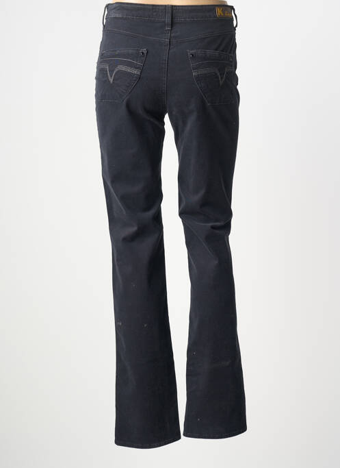 Blugi cu croială slim elasticitate talie înaltă negru KANOPE femme