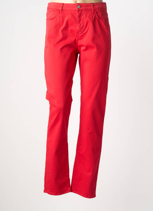 Blugi cu croială dreaptă elasticitate mărime normală roșu KANOPE femme