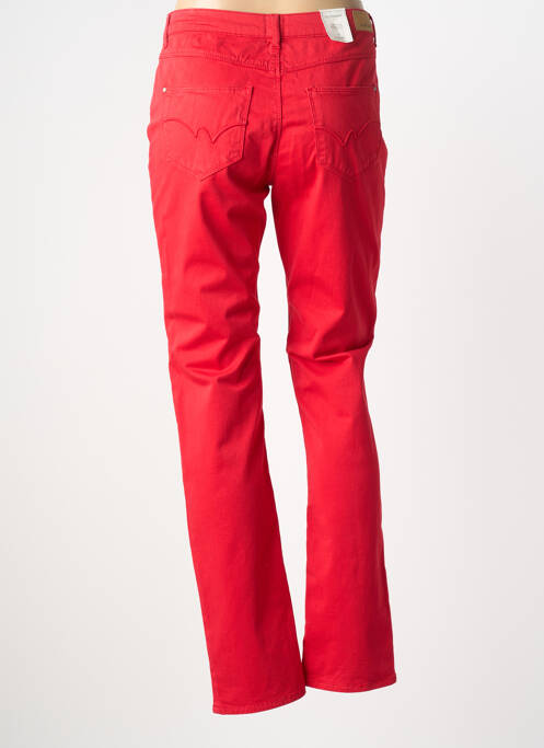 Blugi cu croială dreaptă elasticitate mărime normală roșu KANOPE femme