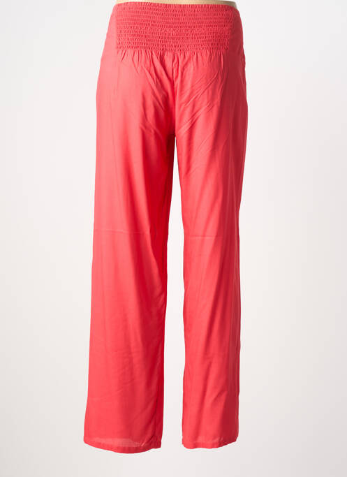 Pantalon drept țesătură poplin mărime normală roșu LA FIANCEE DU MEKONG femme