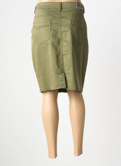 Fustă midi croială dreaptă verde S.QUISE femme