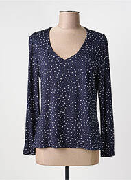 Tricou mâneci lungi mâneci lungi albastru COTE ANGLAISE femme
