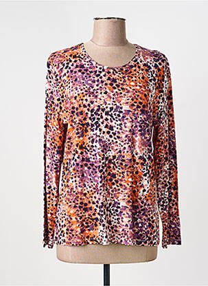 Tricou elasticitate mâneci lungi portocaliu MARINELLO femme