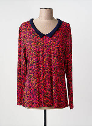 Tricou imprimeu fantezie mâneci lungi roșu LA FIANCEE DU MEKONG femme