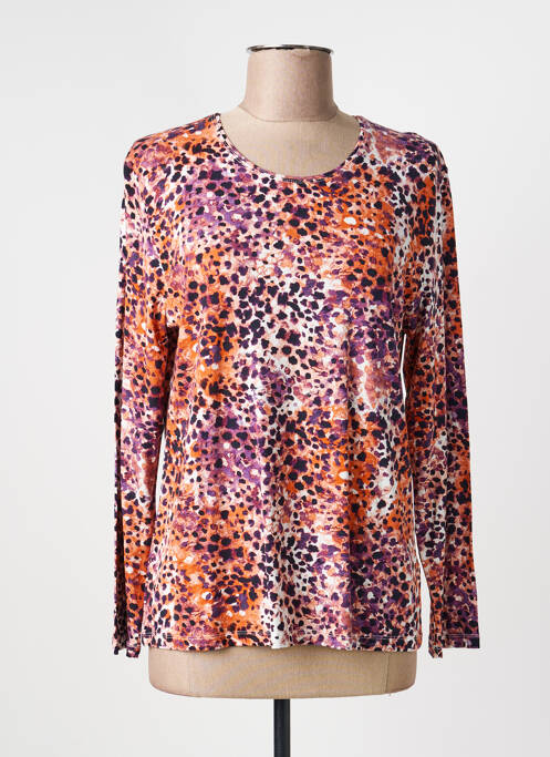 Tricou elasticitate mâneci lungi portocaliu MARINELLO femme