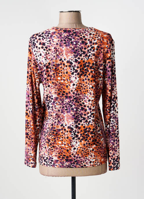 Tricou elasticitate mâneci lungi portocaliu MARINELLO femme