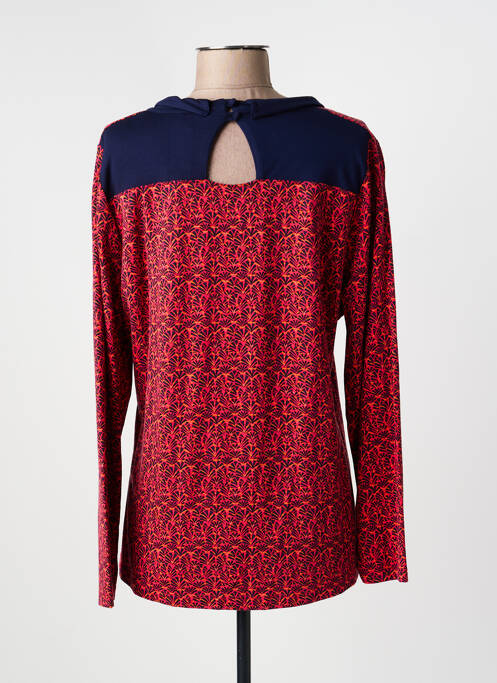 Tricou imprimeu fantezie mâneci lungi roșu LA FIANCEE DU MEKONG femme