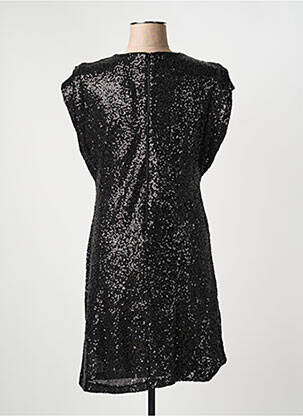 Rochie midi mâneci scurte mâneci scurte negru ICHI femeie