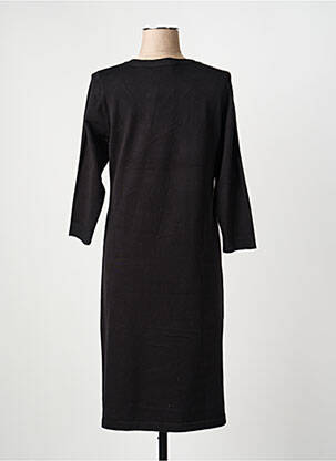 Rochie midi mâneci 3/4 mâneci 3/4 negru SIGNATURE femeie