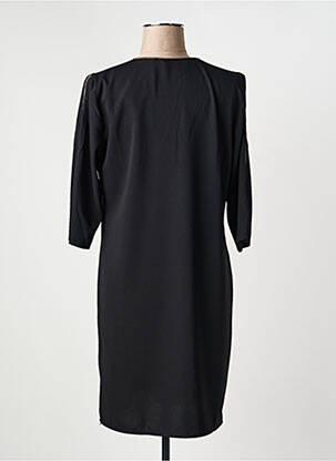 Rochie scurtă mâneci 3/4 mâneci 3/4 negru HALOGENE femeie