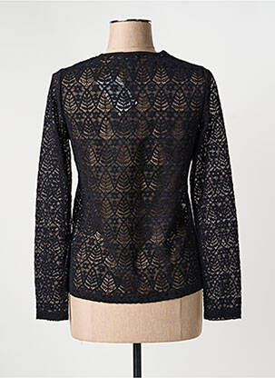 Top croială cambrată mâneci lungi negru JENSEN femeie