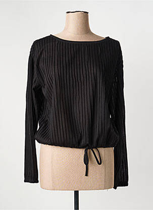 Top elasticitate mâneci lungi negru BETTY BARCLAY femeie