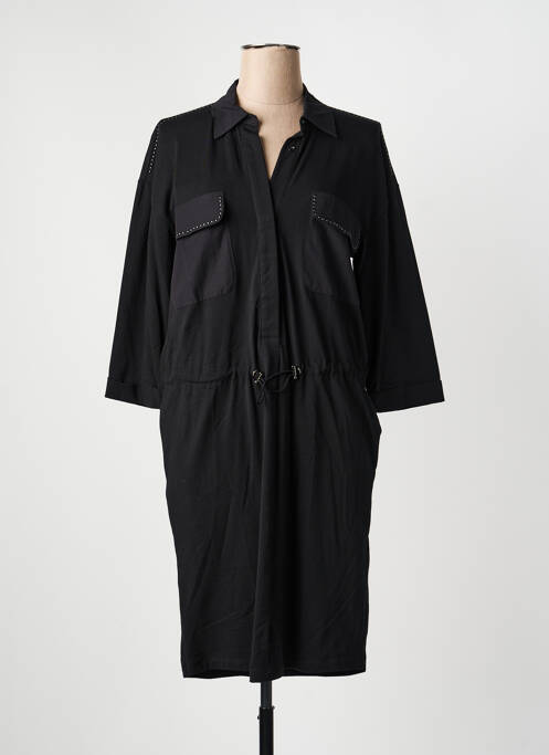 Rochie scurtă mâneci 3/4 mâneci 3/4 negru TUZZI femme