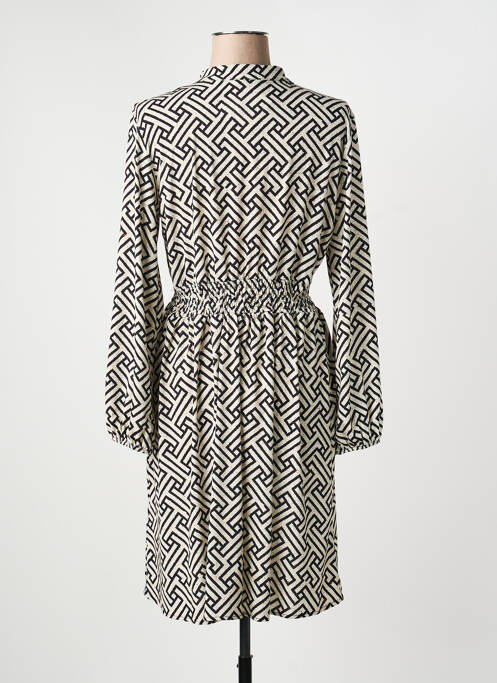 Rochie scurtă mâneci lungi mâneci lungi bej EGO femme