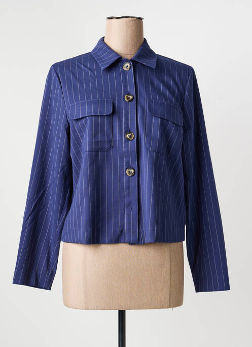 Jachete casual croială dreaptă albastru ICHI femme