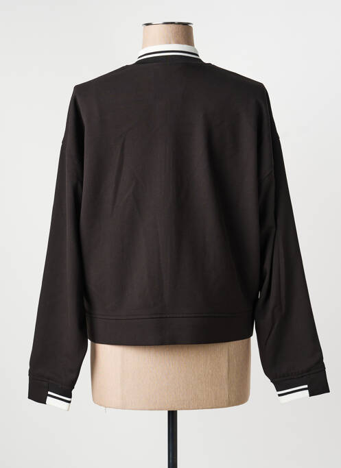 Geacă guler în v negru ICJHI femme