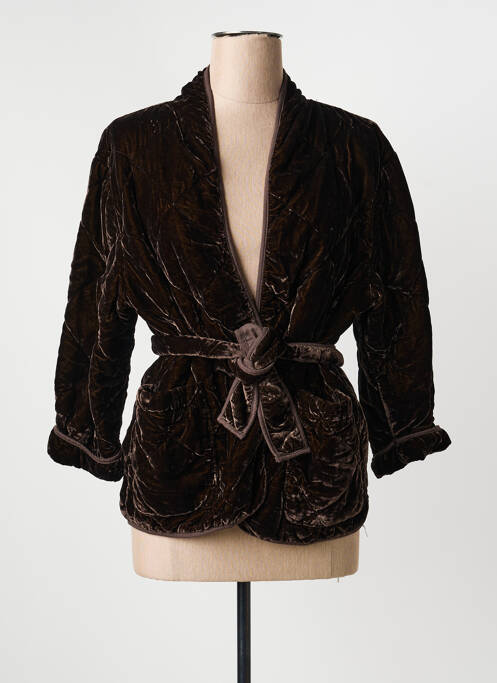 Jachete casual finisaj interior dublat maro JOHANNA PARIS femme