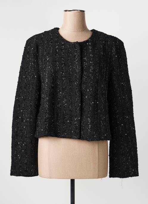 Jachete elegante guler rotund negru ICHI femme