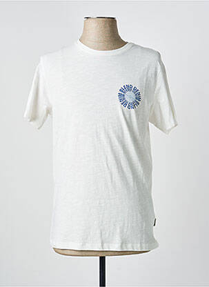 Tricou croială cambrată mâneci scurte alb BLEND homme