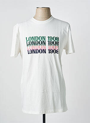 Tricou croială cambrată mâneci scurte bej LEE COOPER homme