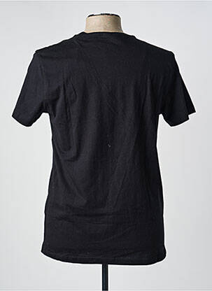 Tricou croială cambrată mâneci scurte negru DEELUXE bărbat