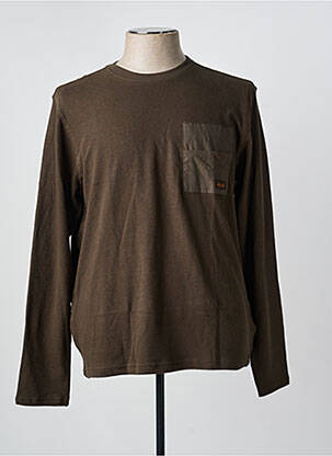 Pulover elasticitate mâneci lungi verde DEELUXE homme