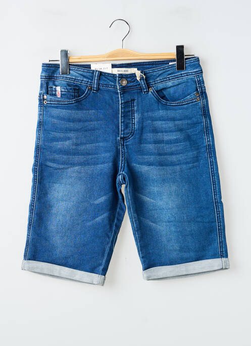 Bermudă elasticitate mărime normală albastru DEELUXE homme