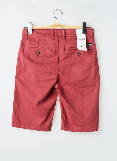 Bermudă talie cu cleme mărime normală roșu DEELUXE homme