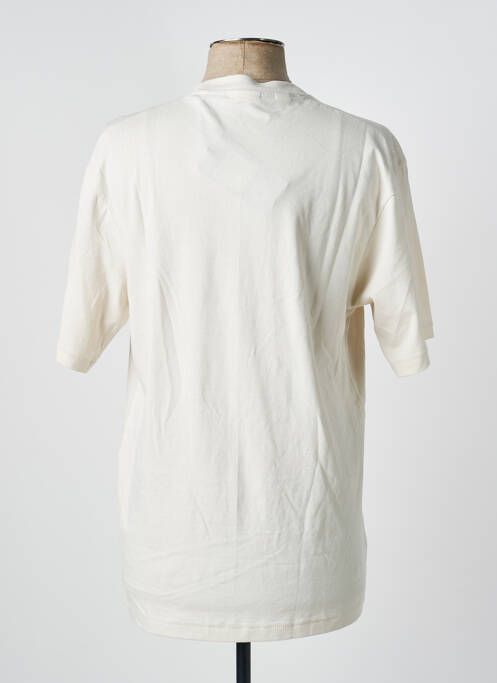 Tricou elasticitate mâneci scurte bej DEELUXE homme